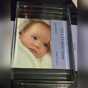 Green Tree Gallery 2.5 X 3.5" Glass Block Frames Set Of 2 New